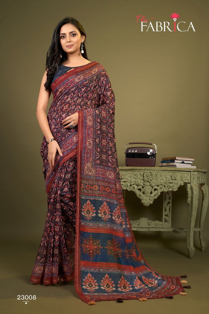 STELVIN Stelvin By The Fabrica Printed Cotton Sarees Catalog